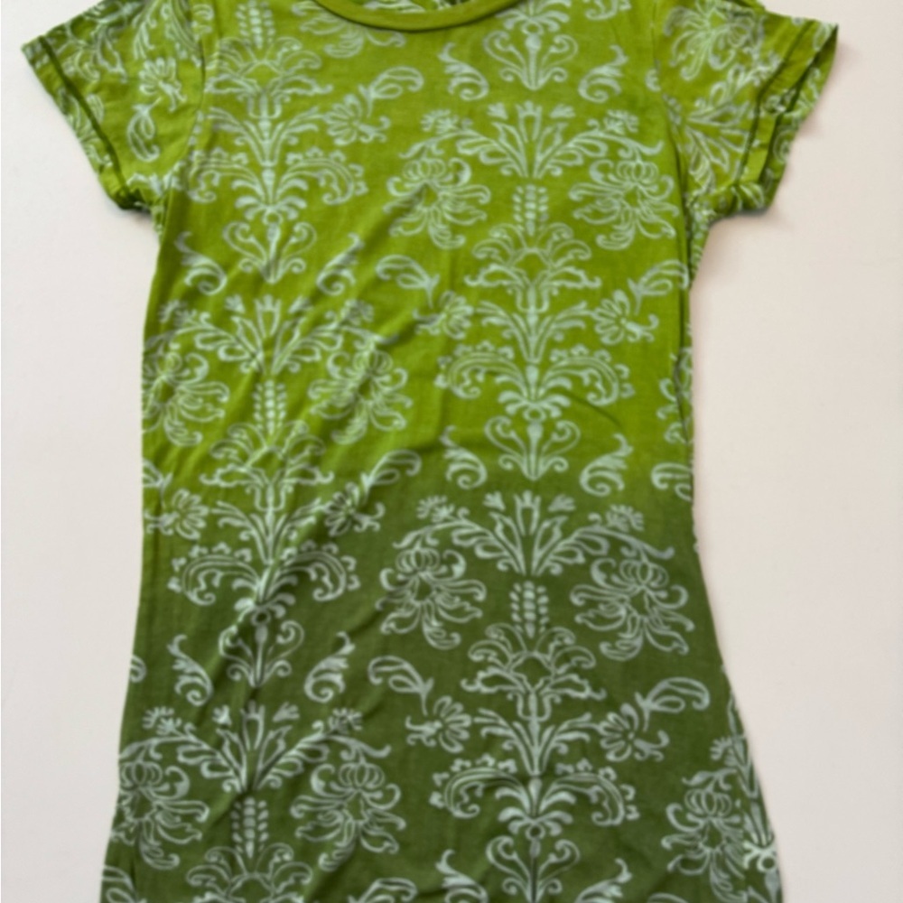 Rue21 Fitted Green Short Sleeve T-Shirt